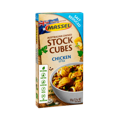 Massel | Ultracube Salt Reduced Chicken Style Stock Cubes 105G (VEGAN SUITABLE)